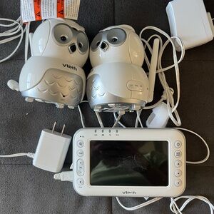 • VTech White Baby Monitor Set VM344-2 Model •